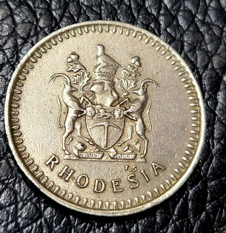 1976 RHODESIA (ZIMBABWE) 5 Cent Coin Cover