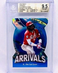 2024 Topps Finest - Arrivals Blue Refractor #A-19 Elly De La Cruz /99 (RC) Reds - Picture 1 of 2