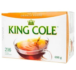 King Cole Orange Pekoe Black Tea 216 Count Premium Quality Tea Bags - Picture 1 of 6