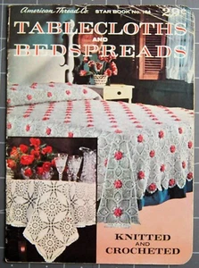 Vintage Star Book Tablecloths Bedspreads Knitted Crocheted Book #164 - Picture 1 of 2