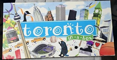 TORONTO in a Box (Monopoly style) Board Game.  1997 -  Late for the Sky Product. - Image 1 of 4