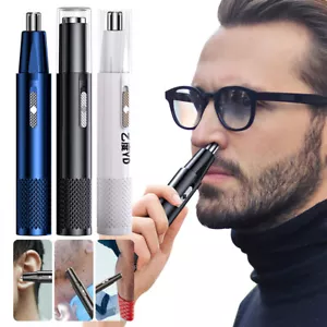 Nose Ear Clipper Cordless Electric Men Rechargeable Hair Trimmer Remover Shaver - Picture 1 of 14