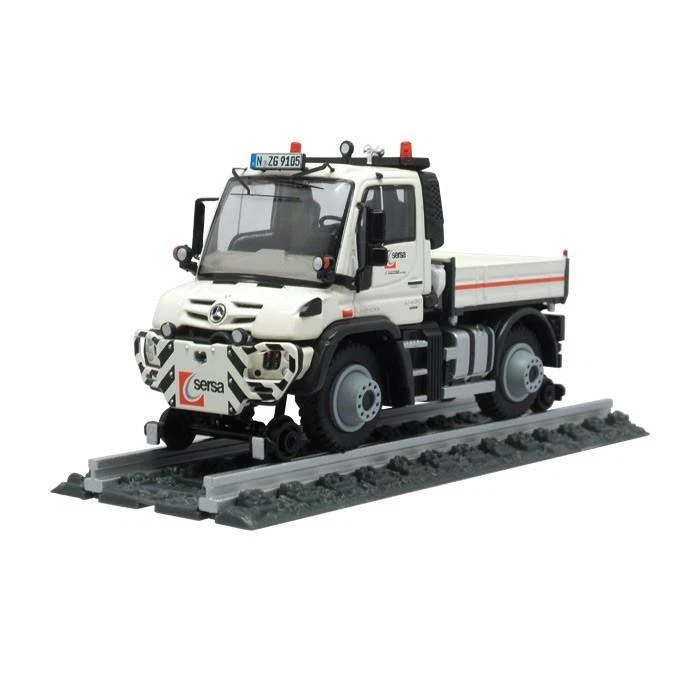 NZG Unimog U400 Two-way c/w platform - Sersa  1:50 Scale - Image 1 of 1