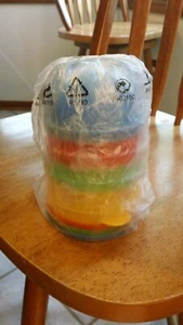 Tupperware #1403 Ideal Lil Schüsseln 4er Set mit Dichtungen - Buntstift - Neu in Verpackung - Bild 1 von 2