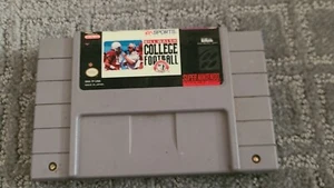 Super Nintendo SNES Bill Walsh College Football Tested Cartridge Only - Picture 1 of 4