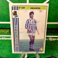 IMANOL 189 - REAL SOCIETY - MUNDICROMO LEAGUE CHIPS 1994 95 CARD