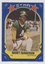 1981 Fleer Star Stickers Rickey Henderson #54 HOF