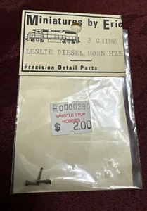 HO Scale Miniatures by Eric, 3 Chime Leslie Diesel Horn #H25 BNOS - Bild 1 von 5