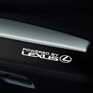 2x Powered By Lexus Decal Sticker Car Styling Vinyl Decal Sticker For Lexus Cars - Picture 1 of 2