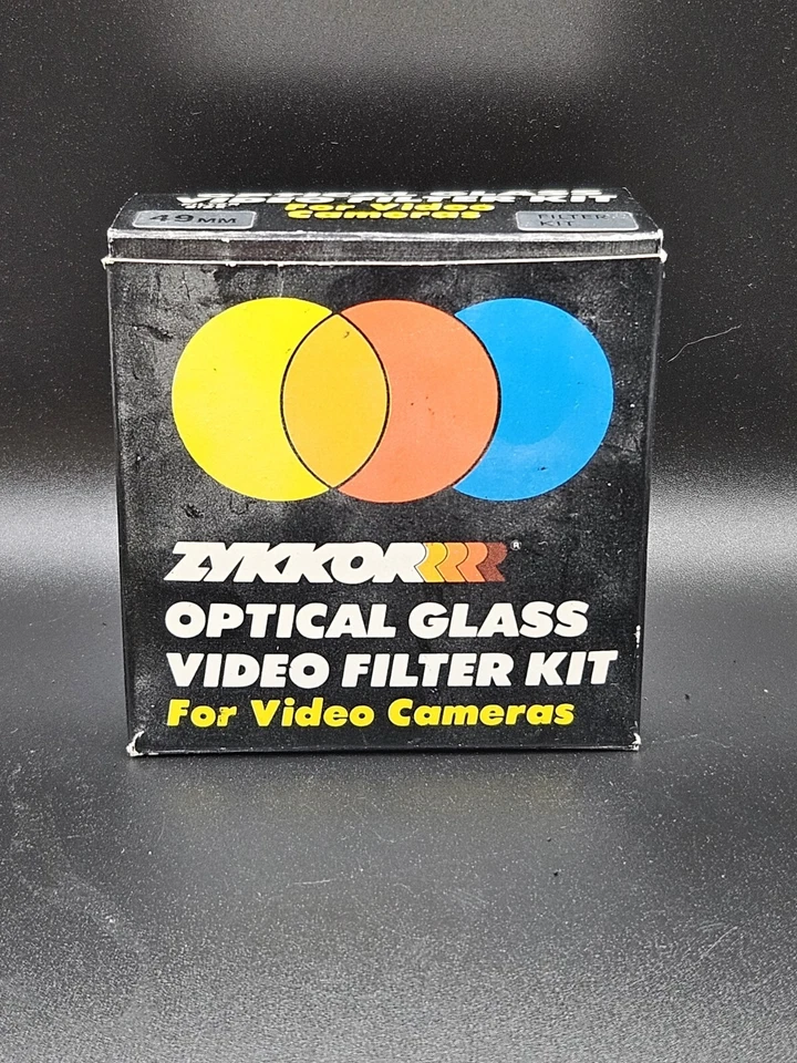 Zykkor Optical Glass Video Filter Kit For Video Camera 49mm (Read, See Pics) - Image 1 of 4