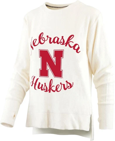 Women's Nebraska Cornhuskers Sweatshirt Cuddle Knit Fleece Cover