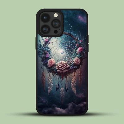 Funda de teléfono de goma Happy Dream Catcher para iPhone 14 15 11 12 13 Pro X XS Foto 1 de 4