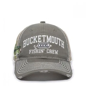 GORRA - BUCKETMOUTH FISHIN' CREW MALLA SOMBRERO TRASERO BAS-027 24701 - Imagen 1 de 4