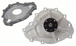 Edelbrock 8856 Water Pump for Pontiac, Standard Rotation in Satin Finish - Image 1 of 1