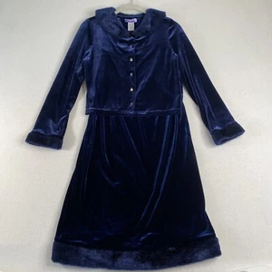 Retired American Girl Holiday 2000 Dress Girls Size 14 Blue Velour Skirt Jacket - Picture 1 of 18