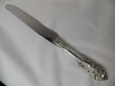 WALLACE SIR CHRISTOPHER STERLING HANDLE KNIFE, NEW FRENCH BLADE 9 3/4" NO MONO