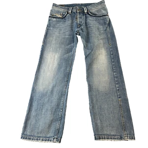 Jeans Diesel Busky Para Hombres 32 30 Relajados Sueltos Sueltos Azul Lavado Claro Y2K De Colección - Imagen 1 de 13