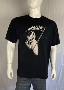 Analog Black Grim Reaper Graphic T Shirt, Men's Size Large - Picture 1 of 7