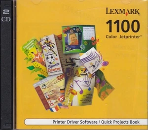 Lexmark 1100 Color Jetprinter: Software de controlador de impresora/Libro de proyectos rápidos *NUEVO* - Imagen 1 de 2