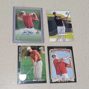 ZACH JOHNSON UPPER DECK LE SIGNED CARD + FEW OTHERS. PRE-OWNED - Picture 1 of 5