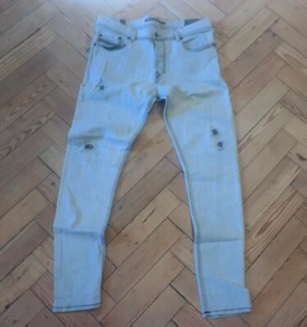 Mens DIESEL Tepphar Regular Slim Carrot Jeans 36W 32L 0676M STRETCH SUPERB - Picture 1 of 11