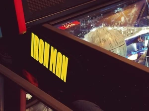 Iron Man IM (Stern) Pinball Lighted Magnetic Hinge Covers-EL Kit-Yellow-12V  - Picture 1 of 8