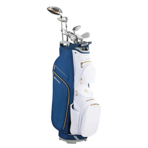 TaylorMade Kalea Gold Complete Ladies Set 2025 w/Cart Bag Blue/White NEW 1748 - Picture 1 of 12