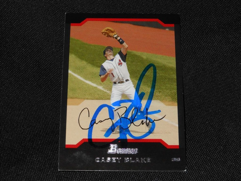 Cleveland Indians Casey Blake 2004 Bowman cartão de autógrafo assinado #51 DIFÍCIL 113 - Imagem 1 de 1