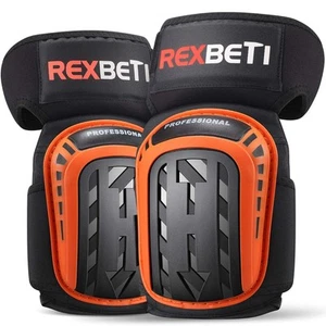 REXBETI Gel Knee Pads Work Construction Gardening Flooring Men Heavy Duty - Picture 1 of 7