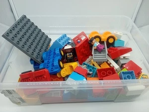 1 KG Lego Duplo Konvolut, Mix, Figuren, Steine, Platten, Gebraucht - Bild 1 von 3