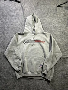 Tampa Bay Buccaneers Raiders Super Bowl XXXVII Hoodie Herren L grau NFL Reebok - Bild 1 von 7