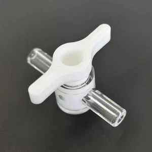 2-Way Stopcock Male/Female Connections Plastic Two Way Stopcock Valve 25Pack - Picture 1 of 7