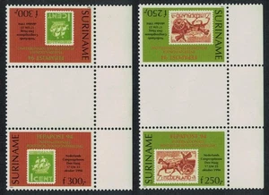 Suriname Stamp Exhibition 'Fepapost 94' Tete-Beche Gutter Pairs 1994 MNH - Imagen 1 de 1