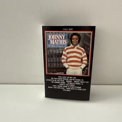 Johnny Mathis 99 Miles From L.A Cassette Tape 02a - Image 1 of 3