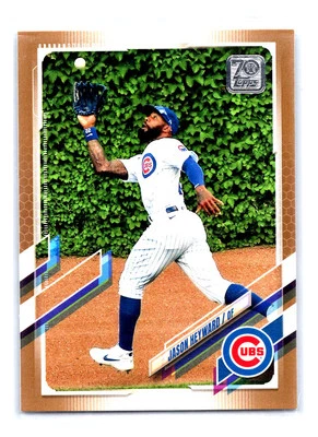 Jason Heyward 2021 Topps Gold #501 Chicago Cubs - Image 1 of 2