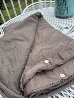 Edredom queen Cottimaryanne luxo marrom chocolate algodão reversível ITÁLIA - Imagem 1 de 4