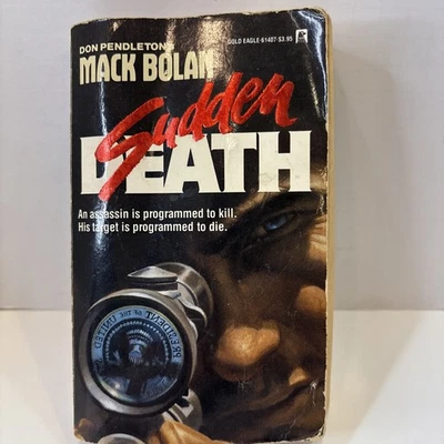 Don Pendleton's Sudden Death 1987 First Edition Gold Eagle - Image 1 of 4