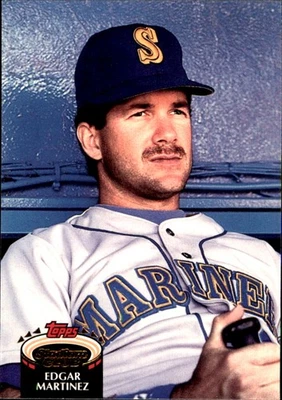 Edgar Martinez 1992 Stadium Club #267 Mariners FREE SHIPPING AutographDen - Image 1 of 2