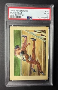 1956 Adventure Dead Heat All The Way PSA 2 Olympic Tryouts L. Calhoun J. Davis - Bild 1 von 2