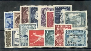 AUSTRIA 1948-1960 15 DIFERENTES**F-EN MUY BUEN ESTADO NH $82 - Imagen 1 de 1