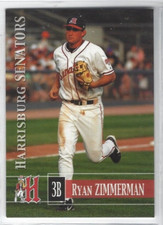 2005 Harrisburg Senators (Double-A Washington Nationals) Ryan Zimmerman