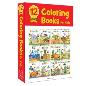 Coloring Books Box Set: Pack of 12 Copy Color Books For Children Paperback-2019 - Foto 1 di 6