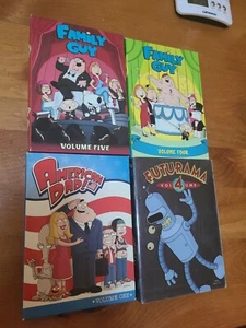 DVD Box Set - Family Guy Vol. 4/5,Futurama Vol. 4,American Dad! Vol. 1 - READ - Picture 1 of 5