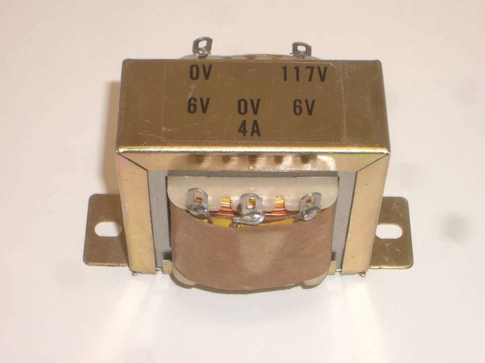 NET ELECTRONICS 117VAC TO 12V 12VAC CENTER TAP CT 6V-0-6V 4A POWER TRANSFORMER  - Image 1 of 1