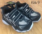 Athletic Works Boys Sneakers Shoes Size 9 Easy On Off Adjustable Non-Marking