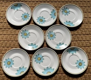 Vintage Noritake Progression China Up-Sa Daisy Saucers Japan Mid Century Modern - Picture 1 of 6