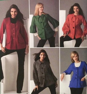 NEW 2008  'SIMPLICITY' SHORT JACKET WITH VARIATIONS PATTERN 2760 14-22 - Image 1 of 2