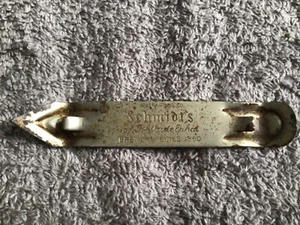 Schmidt's of Philadelphia Vaughan Vintage Bierflaschen- & Dosenöffner Kirchenschlüssel   - Bild 1 von 2