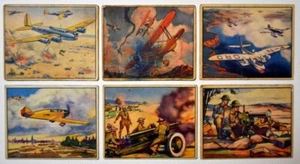 Lot of 6 WORLD IN ARMS Cards (R173), 1939 Gum Inc. - Lower Grade - Picture 1 of 5