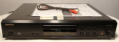 #655 MP-3, CD-Player ONKYO DX-7355 schwarz mit Netzkabel, Cinch, BDA - Bild 1 von 4